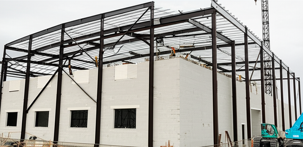 Image of Industrial Projects constructed with FutureLite blocks